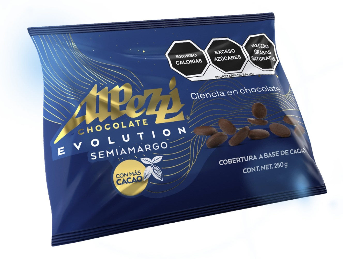 Empaque de chocolate Mezt Evolution semiamargo